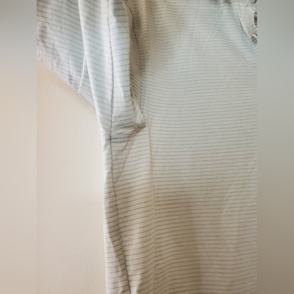 Mens Lululemon Stripped Longsleeve Polo Shirt Size Small - Picture 3 of 10